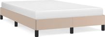 vidaXL Bedframe Kunstleer Cappuccinokleurig 120x200 cm