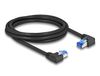 DeLOCK 80465 Câble réseau Noir 2 m Cat6a S/FTP