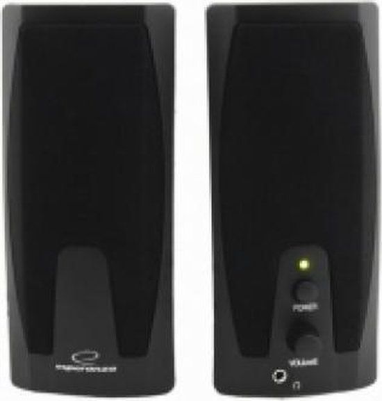 Esperanza Stereo Speakers 2.0 Giocoso - Zwart - EP110