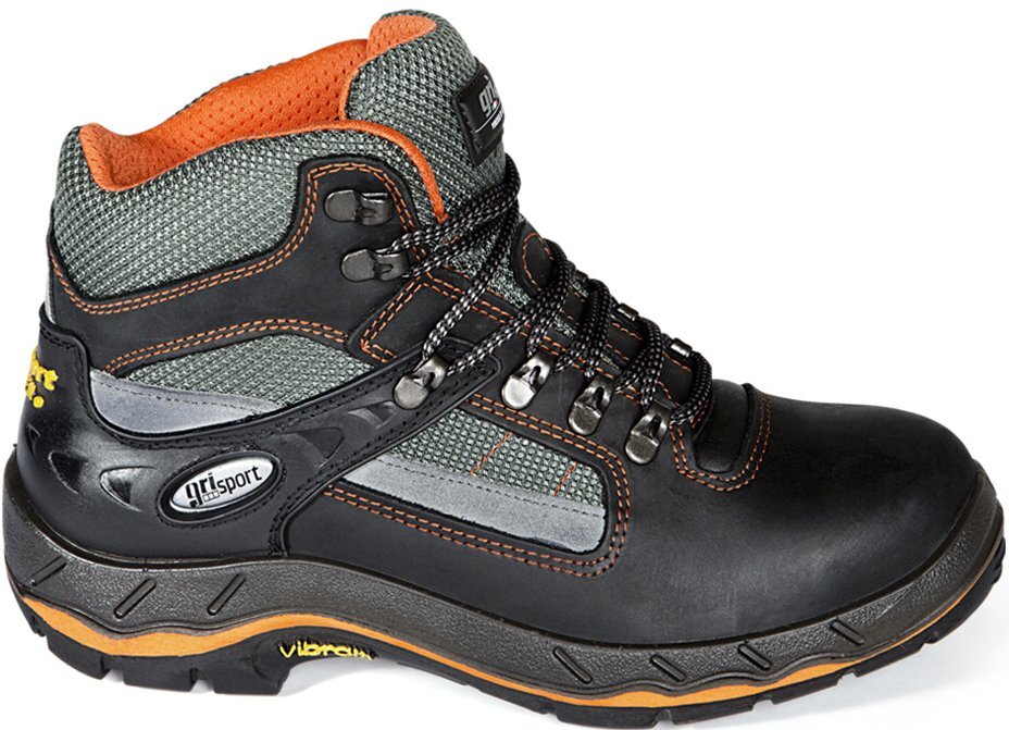 Grisport 71607 VAR 15 werkschoenen zwart/grijs/oranje 37 heren