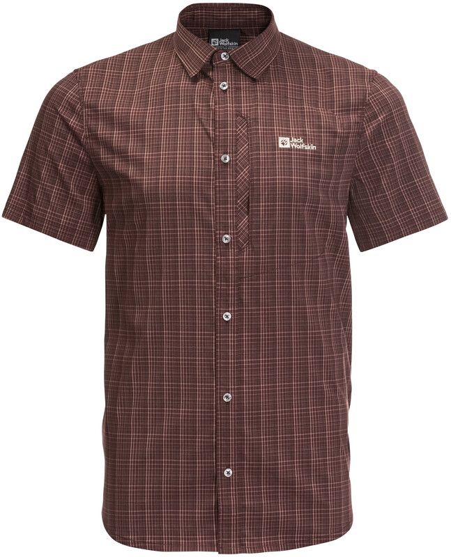 Jack Wolfskin Rays Stretch Vent Shirt Heren - Rood - Maat S - 2023