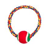 AQPET Hondenspel Smarty Ring in touw met bal 20 x 7 cm