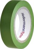 HellermannTyton HelaTape Flex 15 710-00103 Isolatietape Groen 10 m x 15 mm