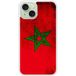 Apple iPhone 15 Drapeau maroc Verstevigd hoesje met sublimatie bedrukking