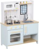 AIYAPLAY Kinderkeuken speelset - MDF - 72x33x85,2cm - Blauw