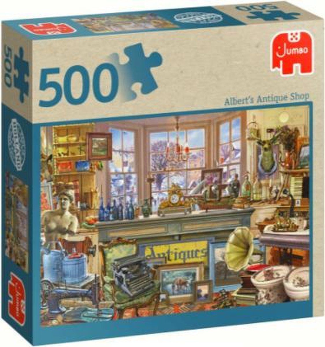 Panda Jumbo puzzel Albert's Antique Shop - winkel - 500 stukjes