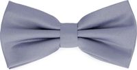 Ladeheid Vlinderdas - Strikjes voor Heren - Lengte: 12 cm, Breedte: 6 cm - Zilver