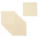 Cream Natural Binca Vierkanten (Pak van 10) 6-Count Cross Stitch Stof - 100% Katoen - 15x15cm