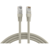 Patchkabel RJ45 Patchkabel Cat.5e U/UTP PVC, CCA grau 1m - 1 VPE = 10 Stück