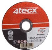 4Tecx Doorslijpschijf 115x1,6 Vlak Staa