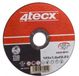 4Tecx Doorslijpschijf 115x1,6 Vlak Staa