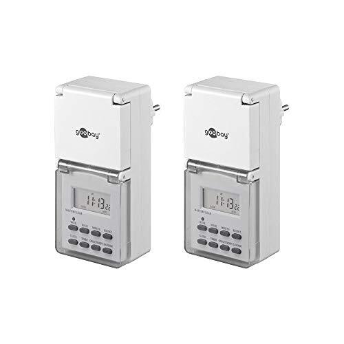 Goobay digitale timer nauwkeurige en comfortabele bediening, 2er Pack, 2