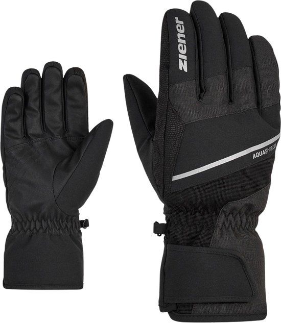Ziener Gezim AS Handschoenen Heren Zwart Maat 8