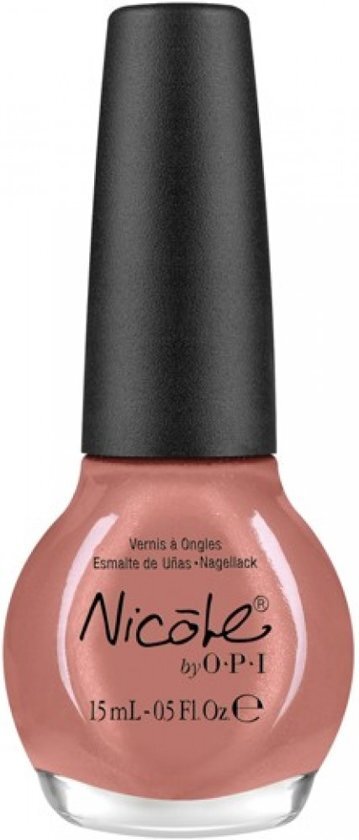 OPI nail lacquer, first crush blush