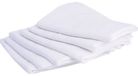 Poyetmotte DOMIVA Set van 6 vierkante luiers - Wit - 70x70cm - 100% katoen
