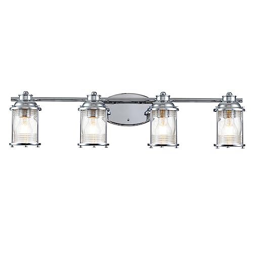 Quintessentiale Elstead Kichler Ashland wandlamp gepolijst chroom, IP44