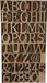 Creativ company Houten letters, cijfers en tekens - 8 cm hoogte - MDF - 240 stuks