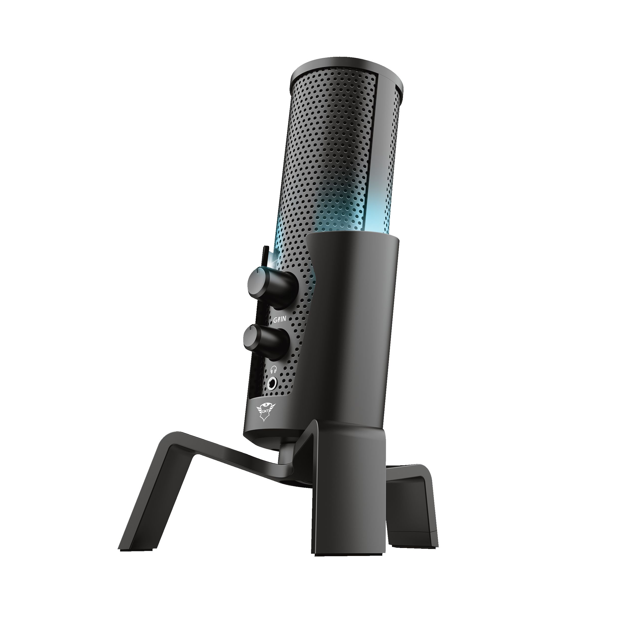 Trust GXT 258 Fyru Streaming Microfoon - 4 in 1 - Gaming - USB - Zwart