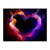 Diamond Painting Fire Heart Motief Knutselset