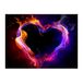 Diamond Painting Fire Heart Motief Knutselset