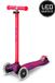 Micro Trottinette pour enfants Maxi Deluxe LED violet rose néon avec guidon réglable