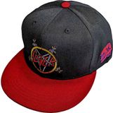 Rock Off Slayer - Hell Awaits Snapback Pet - Zwart/Rood