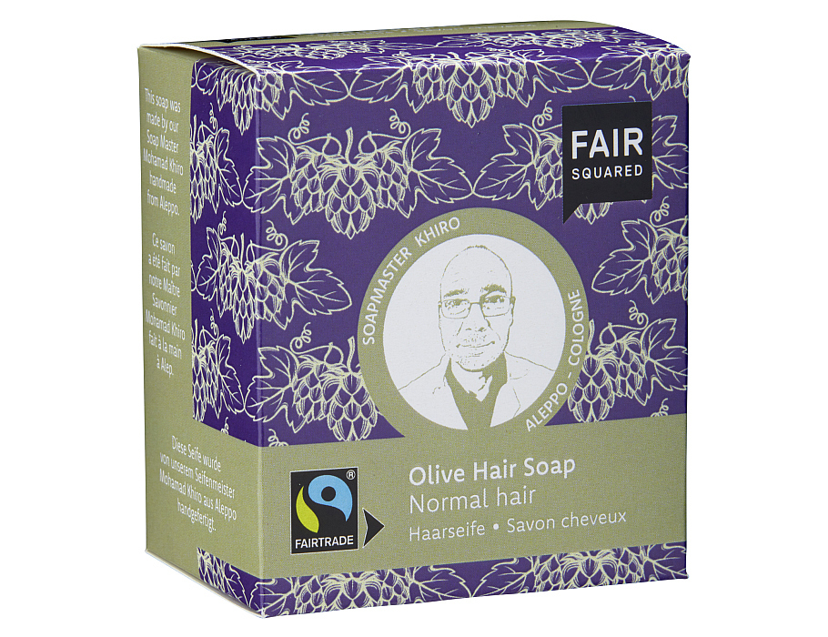 Fair Squared - Zero waste Shampoo Bar Normaal haar - Olijf