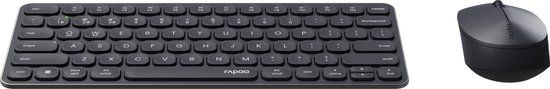 Rapoo 9010M Toetsenbord + Muis Comboset QWERTY(NL), Zwart