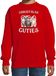 Bellatio Decorations Katten Kittens Kersttrui sweater - Christmas cuties - rood - voor kinderen - Kerstkleding - Poezen - Katjes 122/128