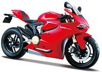 maisto M32704 1:12 Motorbike-Ducati 1199 Panigale, diverse ontwerpen en kleuren