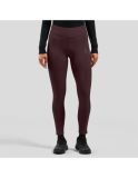 Odlo Essential Warm Collants Longs Femme XL - Pantalon de course chaud violet