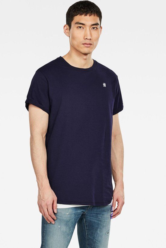 G-Star RAW Lash T-Shirt - Sartho Blue - Men's Size M