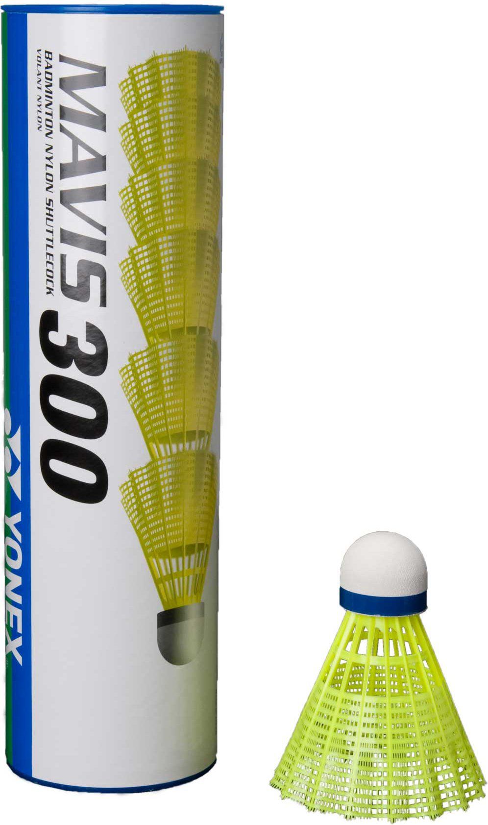 Yonex Mavis 300 nylon badmintonshuttles geel