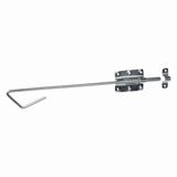 Starx Staartgrendel - Heavy Duty schuifgrendel met handgreep en sluitplaat - Verzinkt uitgevoerd - Pendiameter 18 mm - Staartdiameter 10 mm - Lengte 400 mm - Kleur Zilver