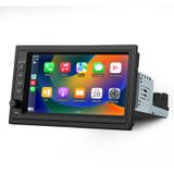 7'' DAB+ Android 15 autoradio, 1DIN, universel, Carplay, 2+32G, autoradio avec GPS-navigation, commande au volant, Bluetooth, Wi-Fi