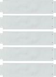 vidaXL Gazonranden - 5 stuks - 100 x 25 x 0,07 cm - Gegalvaniseerd staal - Zilver