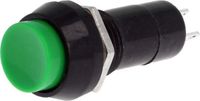 ABC-LED Push schakelaar - 12mm - 250V AC - SPST NO - Groen