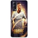 Maniacase Hoesje voor Vivo Y72 Kylian Mbappe Real Madrid Behang