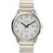 Timex Easy Reader 40 mm herenhorloge - tweekleurige roestvrijstalen expansieband, witte wijzerplaat, tweekleurige kast TW2W52100