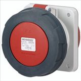 Mennekes CEE-contactdoos, aanbouw, Wit