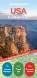 USA Lonely Planet Map- Lonely Planet USA Planning Map