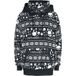 EMP Special Collection kersttrui - Black Hoodie in Norwegian Style - S tot 5XL - voor Vrouwen - zwart