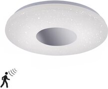 LT-Luce Plafondlamp Stars Wit IP44 incl. Bewegingssensor 38cm