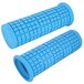 Cyclingcolors Pair of Bike Grips, 22 mm, 110 mm, MTB, VTC, City, BMX, Comfort, Soft Touch, Quality, Light Blue