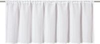 Elbersdrucke Bistro Gordijn Spume 45x140 cm wit semi-transparant