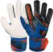 Reusch Attrakt Solid Junior Keepershandschoenen Donkerblauw-oranje Maat 4