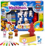 Crayola - Washimals - Hobbypakket - Paw Patrol - Activiteitenset met 5 Puppy's en Bad met Brandkraan