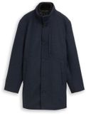 Tom Tailor - 2-in-1 wollen jas met afneembare binnenjas - Maat XXXL - blue small herringbone