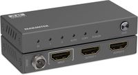 Marmitek Split 612 Pro HDMI splitter 4K @ 60 Hz (1 in / 2 out) met HDR, Deep Color & EDID-schakelaar