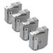 VEVOR Ruban d'étiqueteuse, Lot de 4, 12 mm, Noir sur Blanc, Compatible avec la plupart des étiqueteuses Brother, Impressions nettes, Résiste à la décoloration, Rubans de remplacement pour rubans Brother M-K231